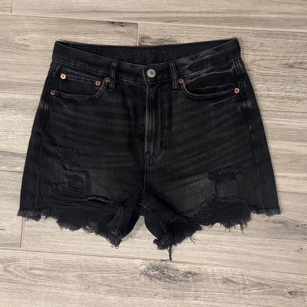 American Eagle Outfitters Black Jean Shorts